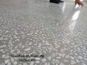 Đánh bóng sàn đá biệt thự tại Thanh Hóa