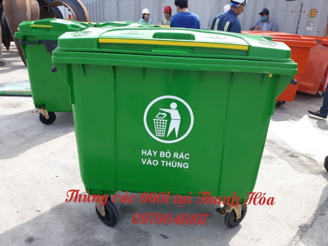 Thùng rác 660l tại Thanh Hóa