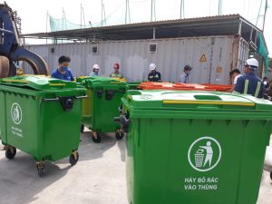 cung cấp thùng rác 660l tại Thanh Hóa